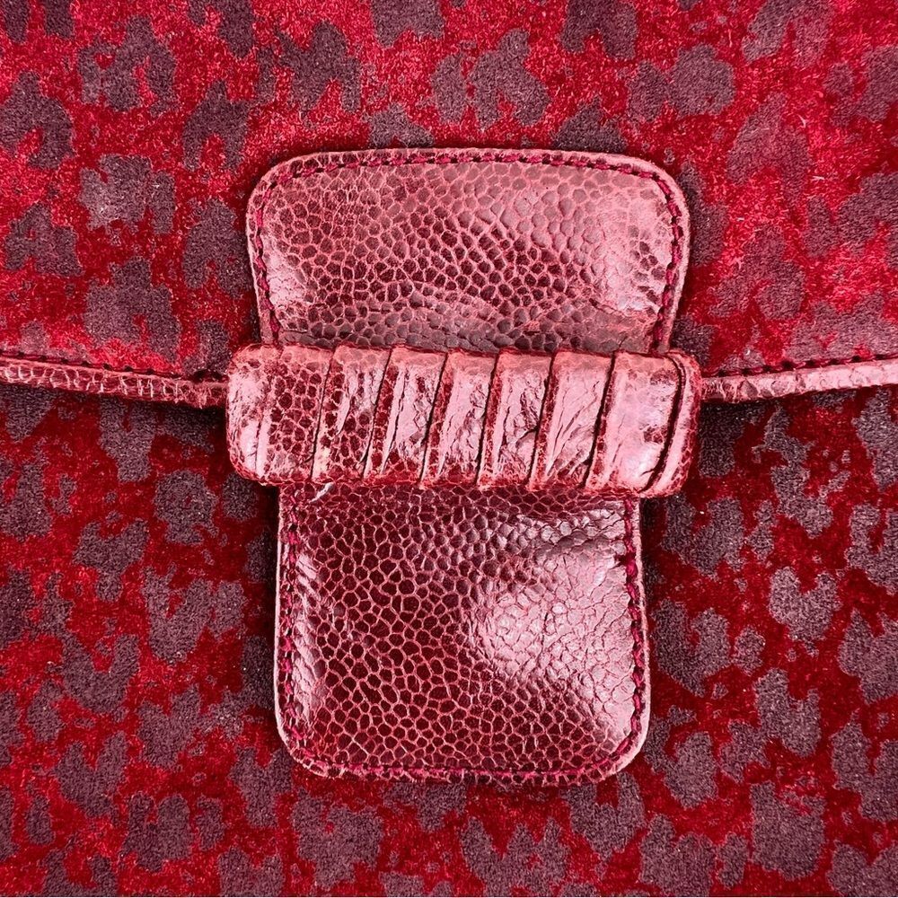 Vintage Susan Gail Red Retro Crossbody Purse - Picture 5 of 11